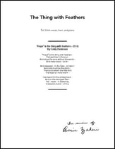 The Thing with Feathers SSAA choral sheet music cover